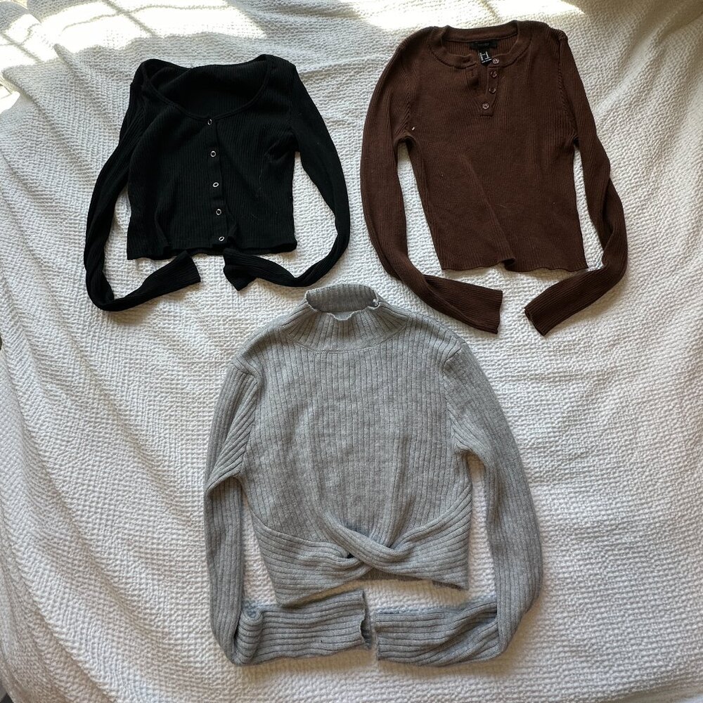 Bundle Cropped Sweaters